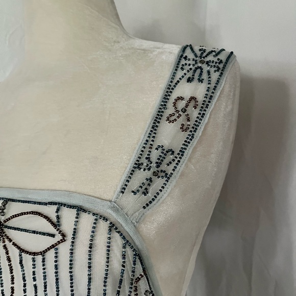 Free People beaded embellished slip dress, M - Picture 2 of 15